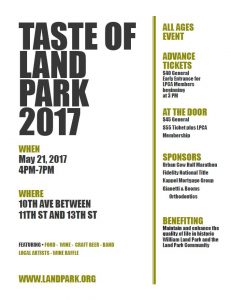 Taste of Land Park @ Land Park